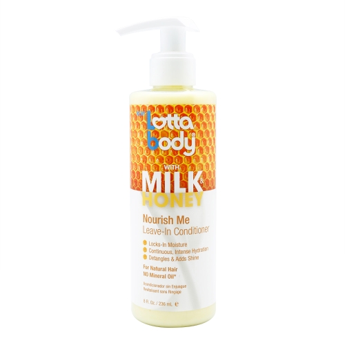 Lottabody Milk & Honey Nourish MeLeave-In Conditioner 8oz Lottabody Milk & Honey Nourish MeLeave-In Conditioner 8oz